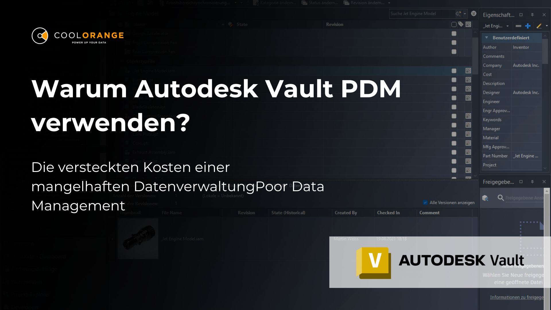 Warum Autodesk Vault PDM verwenden