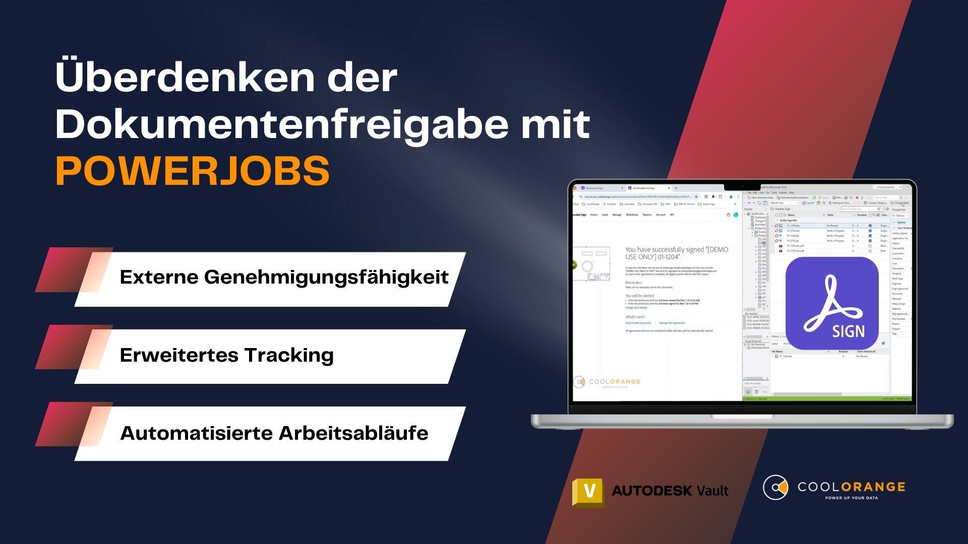 Dokumentenfreigabe neu denken mit COOLORANGE powerJobs